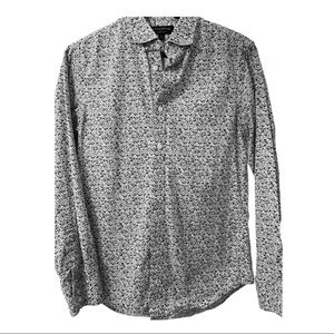 Banana Republic Floral Print Button Down Sz S